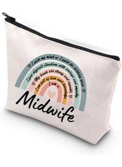 WCGXKO WCGXKO Trainee Midwife Gift Future Midwife Gift Midwife Thank You Gift Midwife Zipper Pouch Cosmetic Bag 