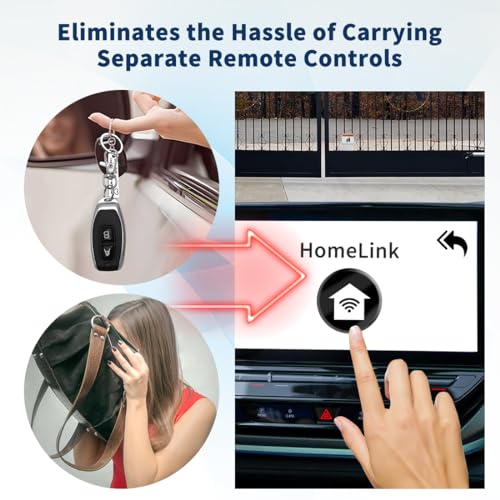 TOPENS HLR01 HomeLink Compatible Universal Receiver with Remote Control Transmitter for Automatic Swing Sliding Gate Opener Garage Door Opener, Security Gate Operator Accessory - Image 3