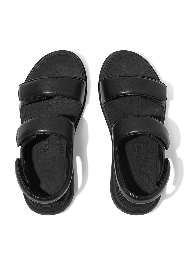 F-MODE GO ADJUSTABLE FLATFORM BACK-STRAP SANDALS