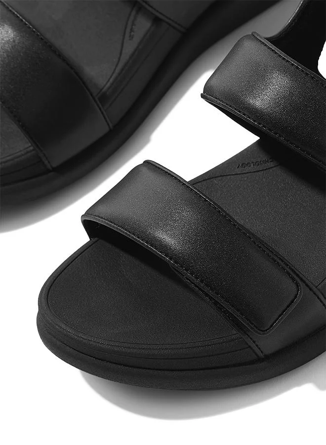 Fitflop  F-MODE GO ADJUSTABLE FLATFORM BACK-STRAP SANDALS for Women | Best Price UAE