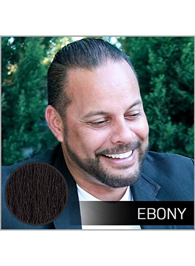 VOLT Grooming Instant Beard Color Single Pack Smudge And Water Resistant Quick Drying Brush On Color For Beards Mustaches And Eyebrows 0.35 Fl Oz (10 Ml) Ebony (Brownblack) - Image 2