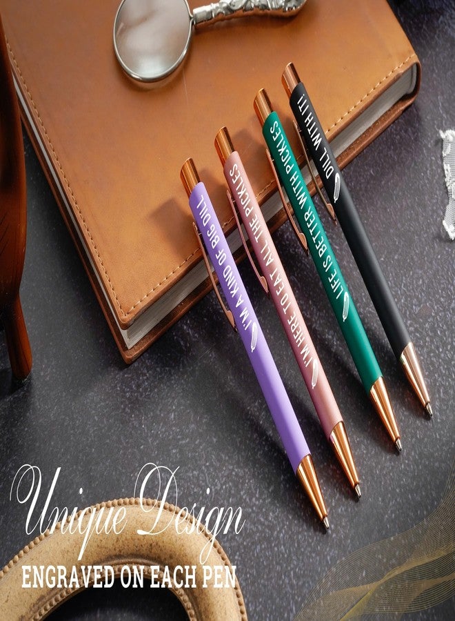InnoBeta Pickle Gifts Ballpoint Pen Set of 4, Gifts for Pickle Lovers on Birthday and Christmas - Image 2