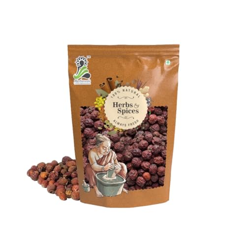LEANBEING Herbaveda- Hawthorn Berry Whole 200 Gram | Good For Heart | Promotes Digestion - Image 1