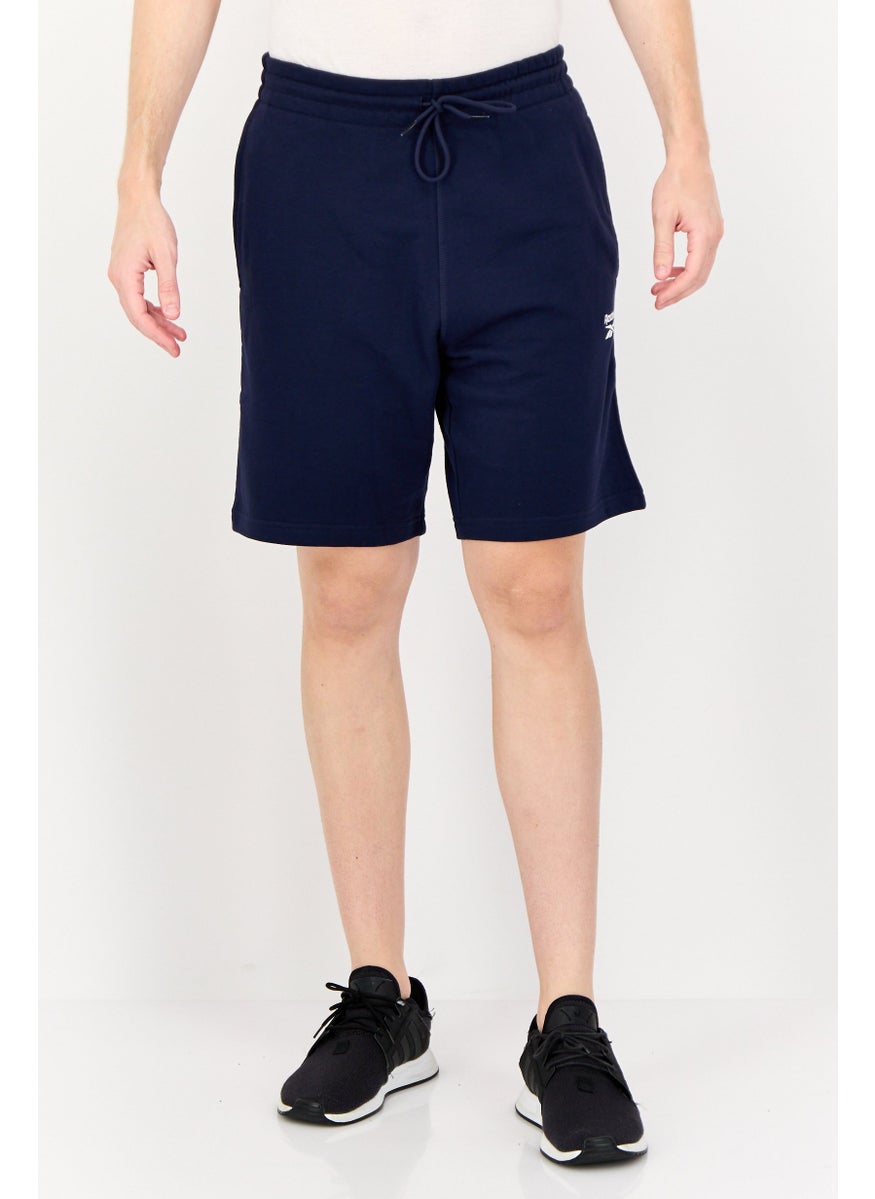 Reebok Men Sportswear Fit Embroidered Logo Outdoor Shorts, Navy  - Image 1