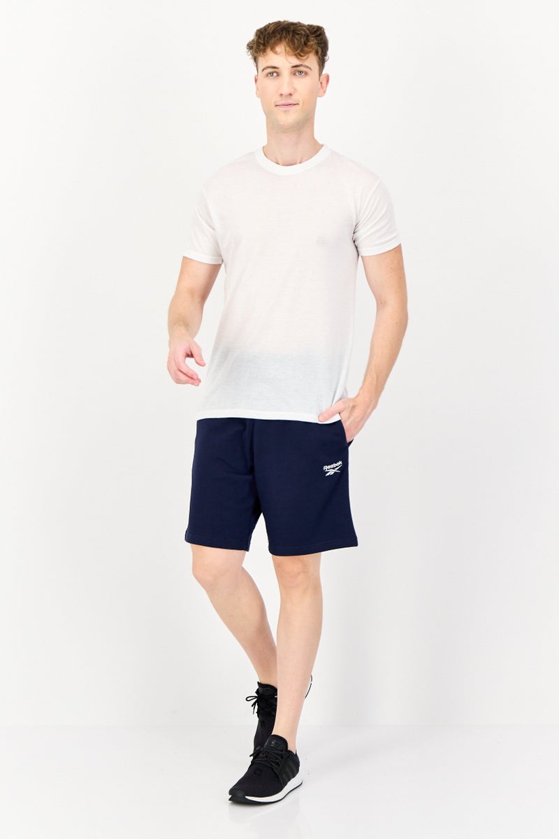 Reebok Men Sportswear Fit Embroidered Logo Outdoor Shorts, Navy - Image 4