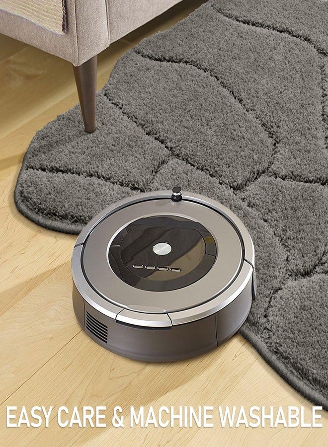 BSICPRO Large Dog Door Mat for Muddy Paws, 22x47 Absorbent Dirt Trapper Long Door Mat, Non-Slip Washable Mud Mat for Dogs, Polyester Microfiber Soft Pet Rug Mat for Entryway, Mud Dog Paws, Patio (Gray) - Image 5