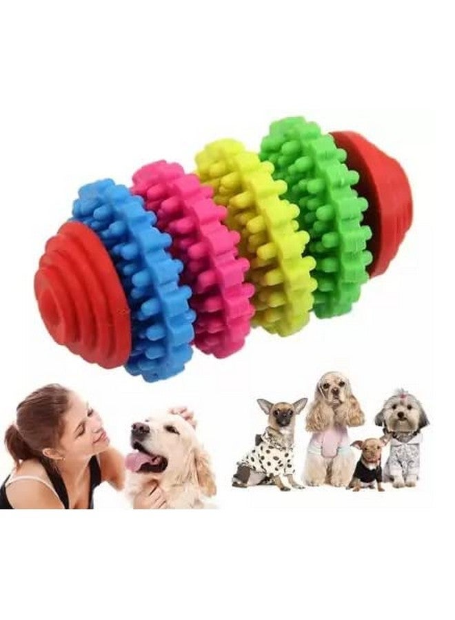 Pet Chew Spike Ring Toy Dog Puppy Dental Teething Healthy Molar Teeth Gums Bite-Resistant Colorful Natural Rubber Tooth Cleaning Tools - Image 5