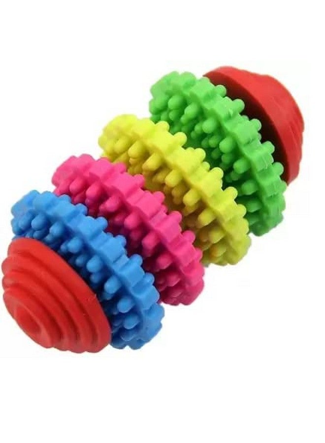 Pet Chew Spike Ring Toy Dog Puppy Dental Teething Healthy Molar Teeth Gums Bite-Resistant Colorful Natural Rubber Tooth Cleaning Tools - Image 4