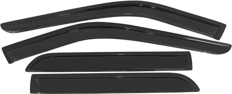 Torcia Tape On Window Visors Fits for 2011-2019 Ford Explorer, Side Auto Window Wind Deflectors, Ventshade, Rain Guards for Cars/Trucks - Image 1