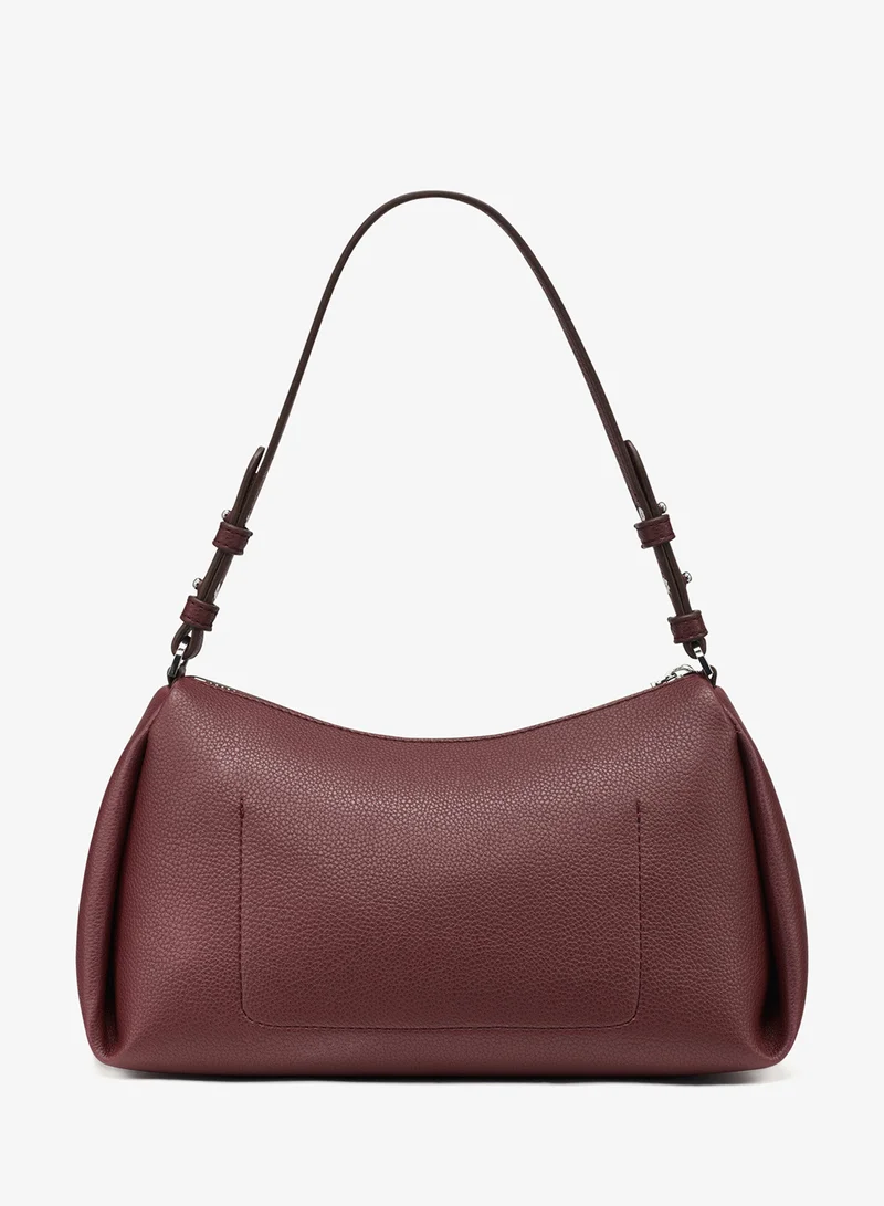 DKNY Remy Logo Detailed Zip Through  Shoulder Bag