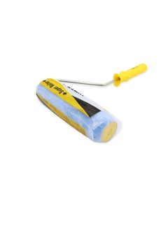 Tower TOWER 9" Paint Roller with Plastic Handle with Replaceable Covers, Strong, Durable and Lightweight for use Indoors & Outdoors Yellow/Blue, 9 inch  - Image 2