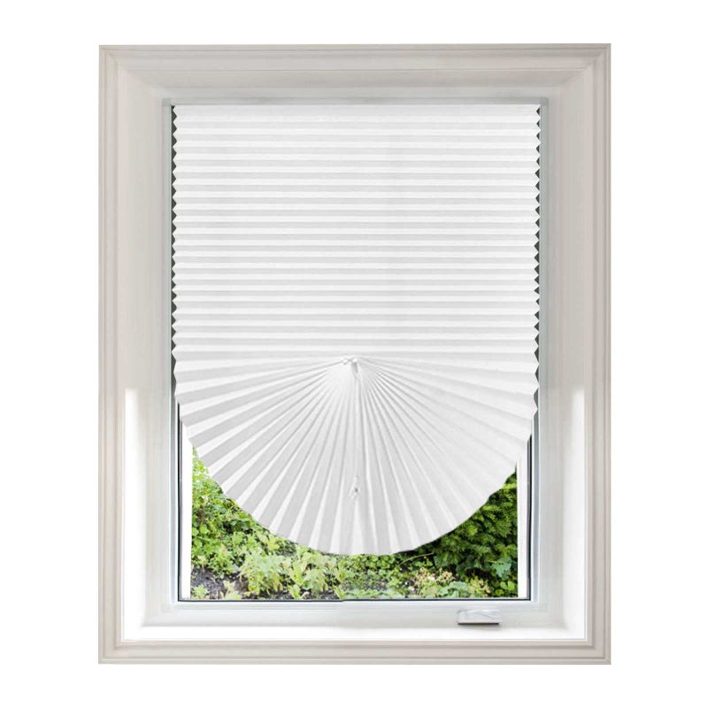 ChYoung Stick On Blinds for Windows, No Drill Blinds Temporary Window Blinds No Drilling Door Blinds Light Filtering Pleated Paper Blinds and Shades Clip On Blinds for Kitchen Patio Bathroom - Image 4