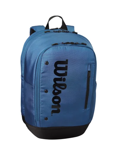 Wilson Ultra V4 Tour Tennis Backpack, Blue, Adults, Holds up to 2 Rackets