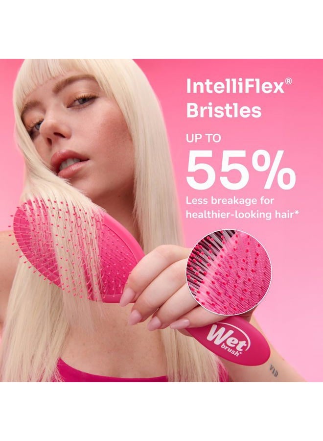 Wet Brush Mini Detangler Hair Brush, Peach - Image 5