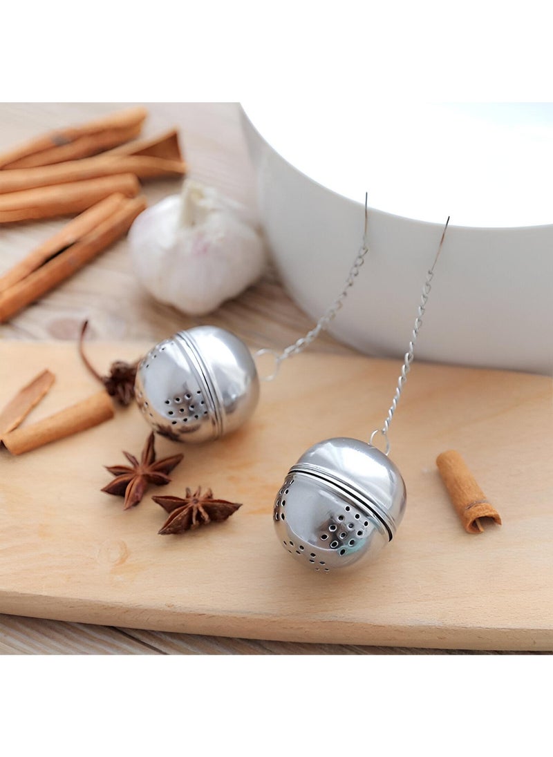 Generic - Tea Sieve - Durable Stainless Steel Tea Filter With Fine Mesh For Smooth And Aromatic Tea Pouring, Comes In A Set Of Two, Easy To Clean And Store - Image 1