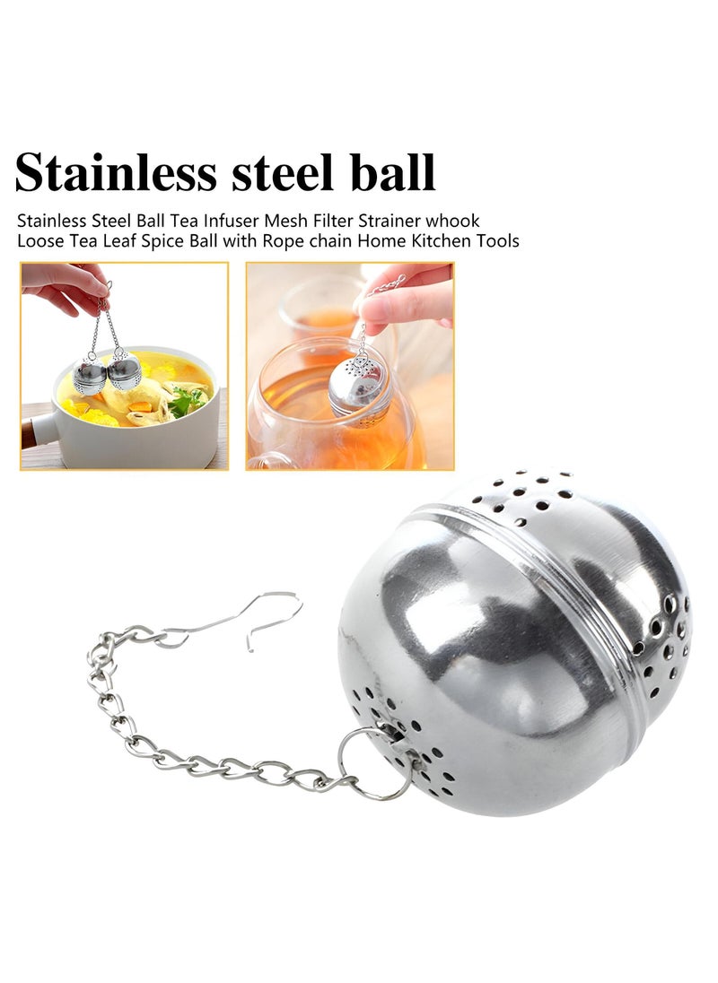 Generic - Tea Sieve - Durable Stainless Steel Tea Filter With Fine Mesh For Smooth And Aromatic Tea Pouring, Comes In A Set Of Two, Easy To Clean And Store - Image 1