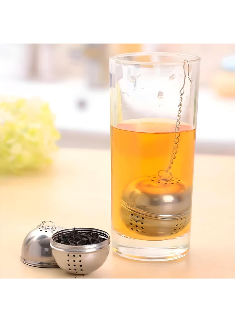 Generic - Tea Sieve - Durable Stainless Steel Tea Filter With Fine Mesh For Smooth And Aromatic Tea Pouring, Comes In A Set Of Two, Easy To Clean And Store - Image 1
