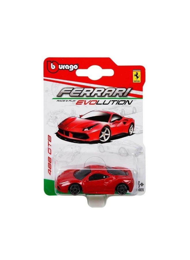 Bburago Bburago - Assorted Ferrari 1/64 Die Cast Model Cars - 56600  - Image 2
