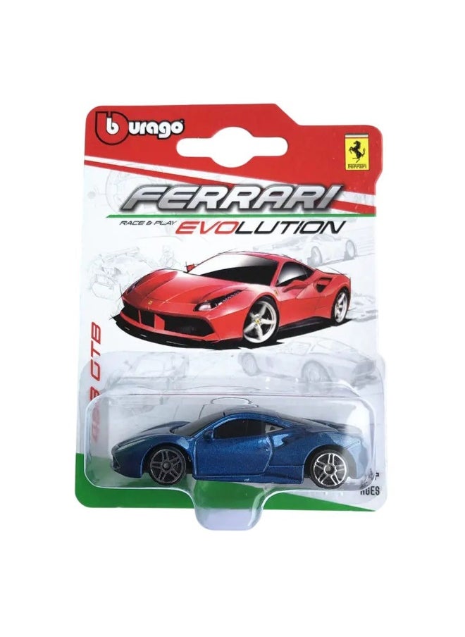 Bburago Bburago - Assorted Ferrari 1/64 Die Cast Model Cars - 56600  - Image 3