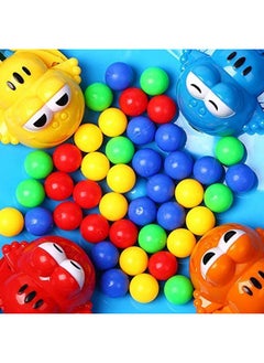كيتي كيتس ألعاب KITI KITS Frog Eating Beans، ألعاب لوحية كلاسيكية ممتعة لأربعة لاعبين، تتضمن جميع القطع اللازمة للعب - لعبة الضفدع للأطفال  - Image 2