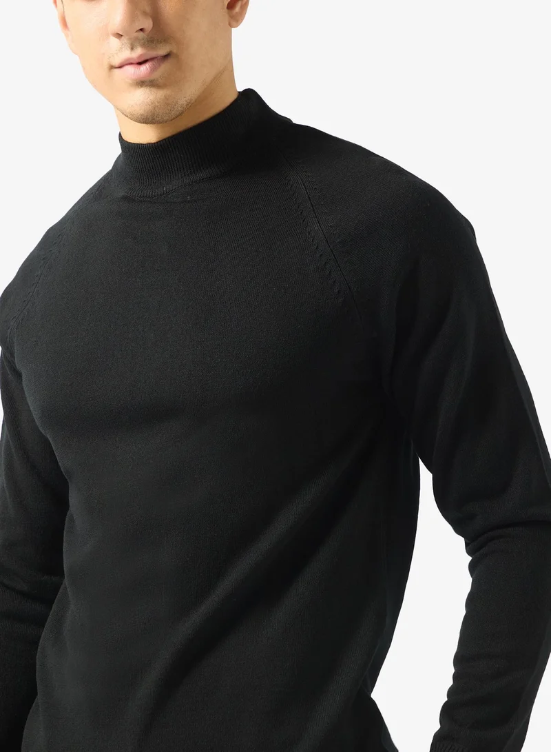 Robert Wood  Casual Turtle Neck Pullover Sweater for Men | Best Price UAE