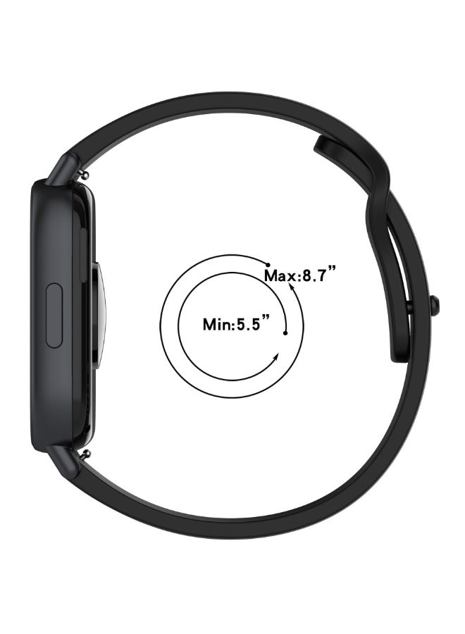 OLYSON 2 Pack Silicone Strap Compatible with Redmi Watch 5 Active/Redmi Watch 5 Lite (Black and White) - Image 4