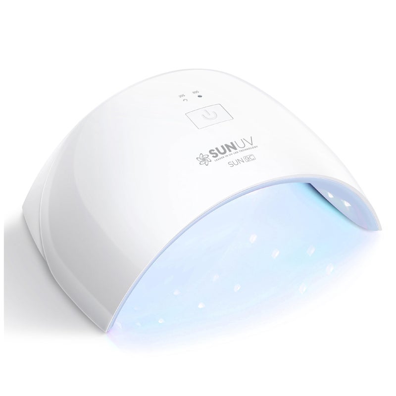 SUNUV UV LED Nail Lamp, Nail Dryer for Gel Polish UV Light for Gel Nails with Sensor 2 Timer SUN9C Blue Gift for Women Girl - Image 1