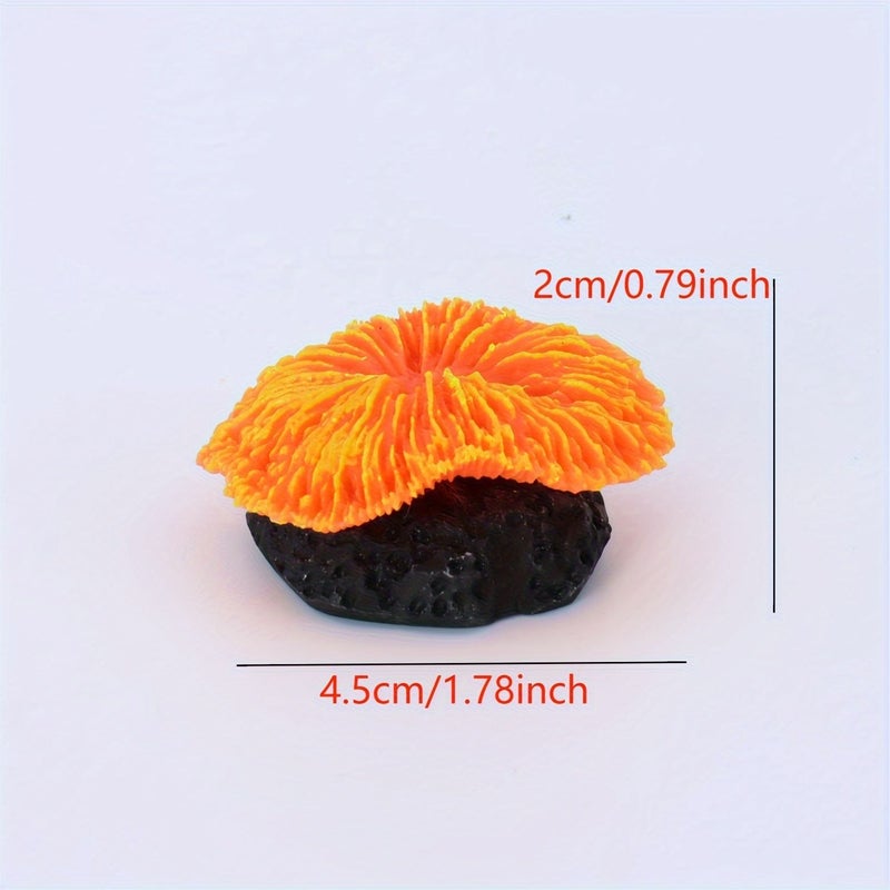 1 Piece Fish Tank Decoration Aquarium Aquatic Miniature Coral Reef Pink Fluorescent Ornaments Landscaping - Image 2