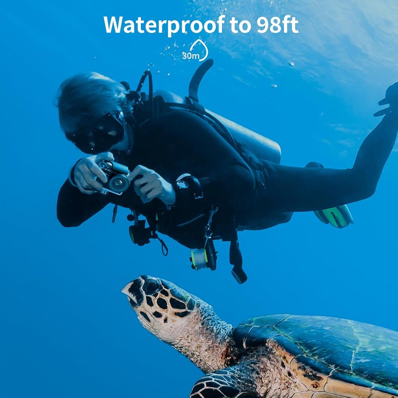 Akaso EK7000 4K30FPS 20MP WiFi Action Camera with EIS 4X Zoom Ultra HD 131FT Waterproof Underwater Camera with 170 Degree Wide Angle Remote Control Support External Microphone (64 GB) - Image 3