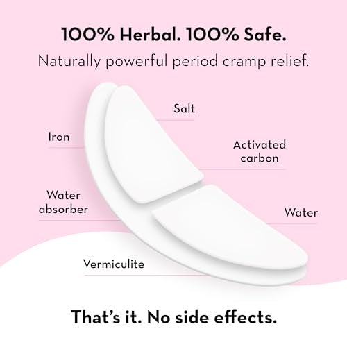 Plush 8+ Hour Instant Cramp Relief Heating Patch (Pack of 2) | 100% Herbal & Safe | Air Activated | No Side Effects - Image 4