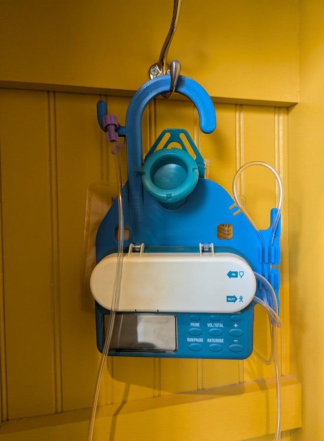 HelperKat Pump Caddy for Infinity Pump (Blue) - Image 2