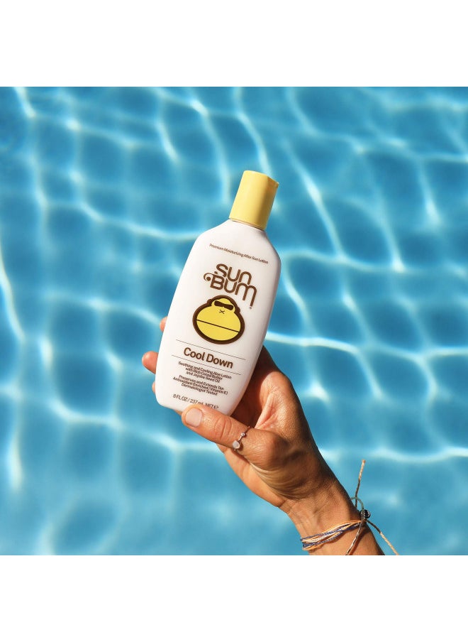 Sun Bum Cool Down Aloe Vera Lotion - Vegan After Sun Care with Cocoa Butter to Soothe and Hydrate Sunburn- 8 oz