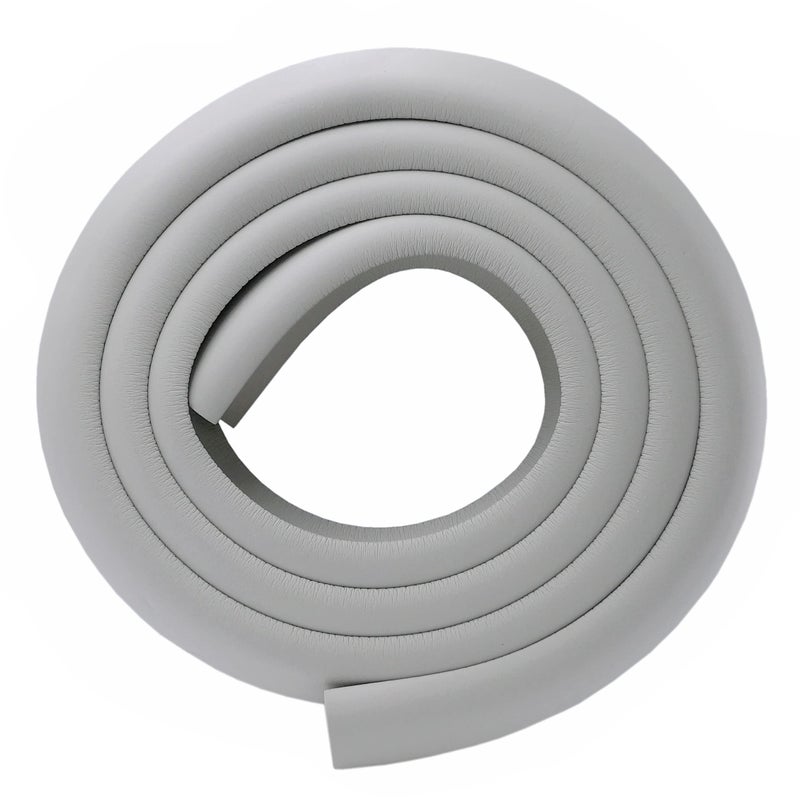 M2cbridge L Shape Extra Thick Furniture Table Edge Protectors Foam Baby Safety Bumper Guard 65 Ft Grey
