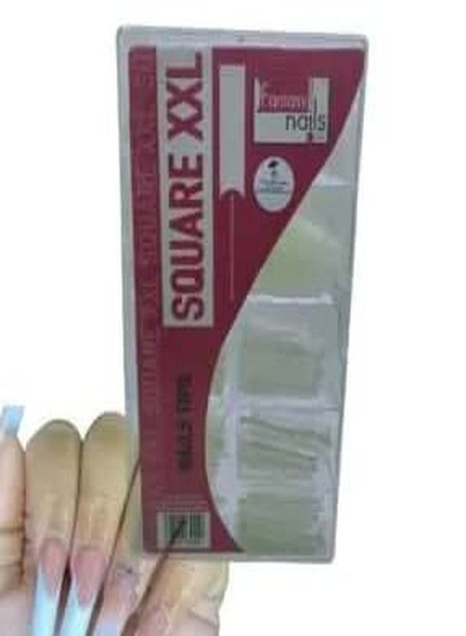 Wapizima Fantasy Nails Square XXL Tips clear color 500pcs count 1-10 size - Image 2