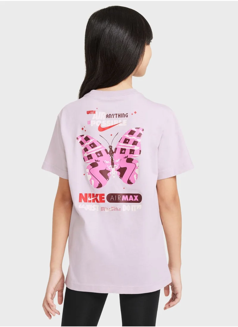 Nike Youth Nsw Max Butterfly Boy T-Shirt