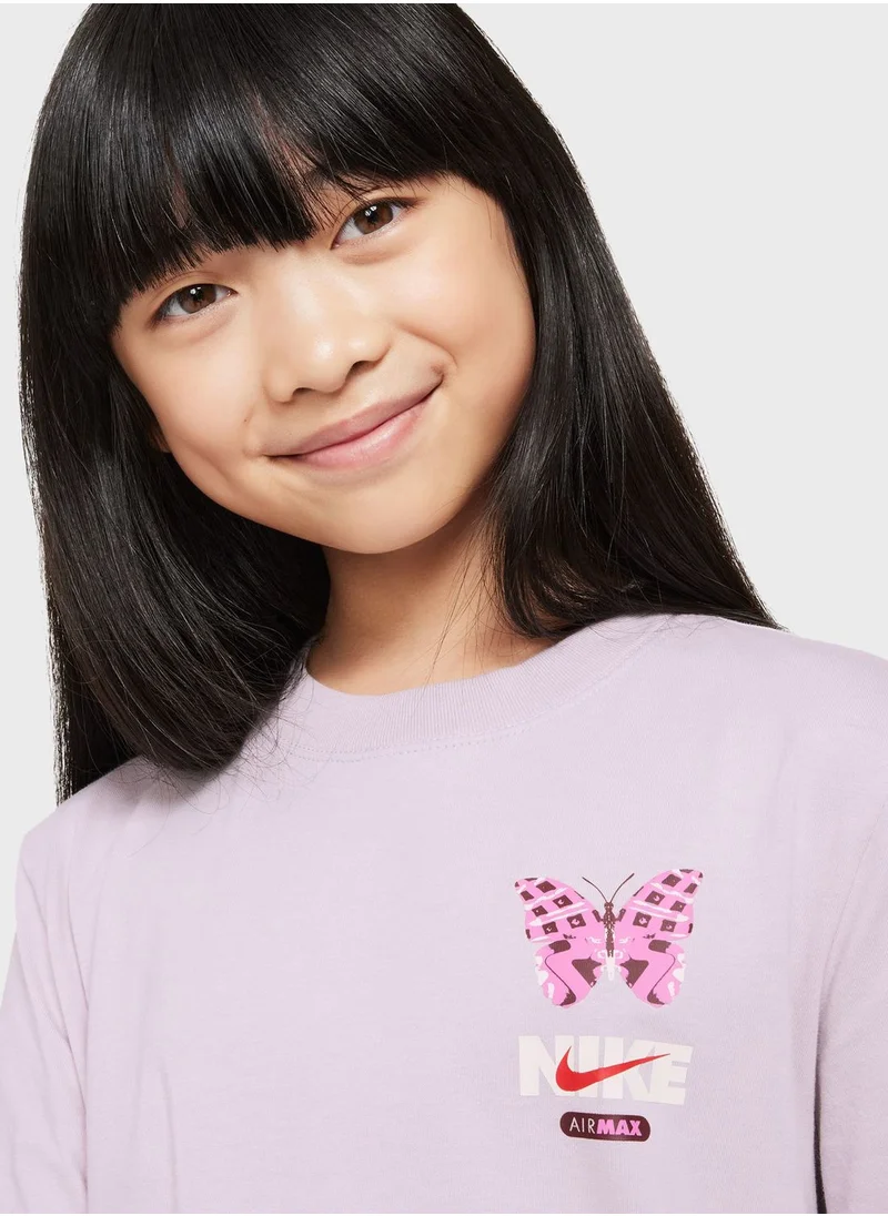 Nike Youth Nsw Max Butterfly Boy T-Shirt