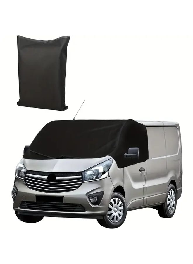غطاء الزجاج الأمامي للسيارة Opaltool 600D للحماية من الشمس باللون الأسود لسيارة Vivaro من 2001 إلى 2014 - Image 1