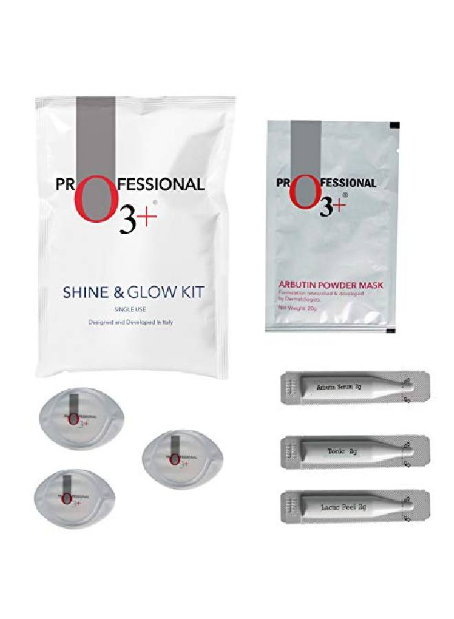 O3+ Shine & Glow Mono Dose Kit for Brightening Whitening & Even Skin Tone (38g)  - Image 2