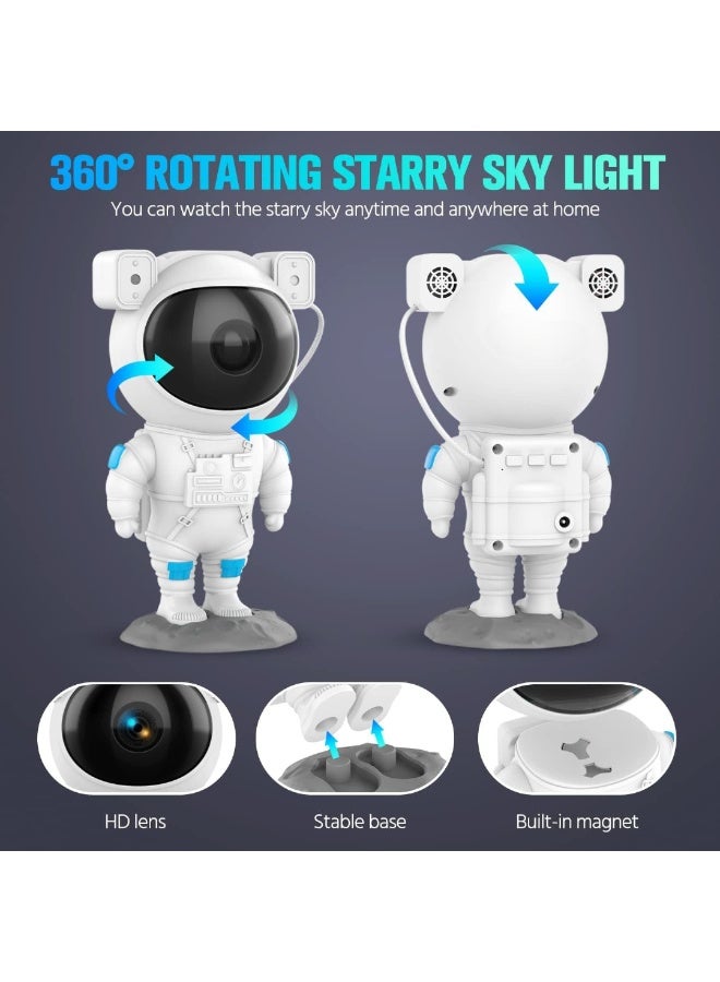 M.A&F's Original M.A&F's Night Light Astronaut Galaxy Star Projector, 30 Projection Modes 360 night Lamp with Timer Remote, Dimmable Combinations Romantic Starry Sky Best Gift for Bedroom Living Room - Image 5