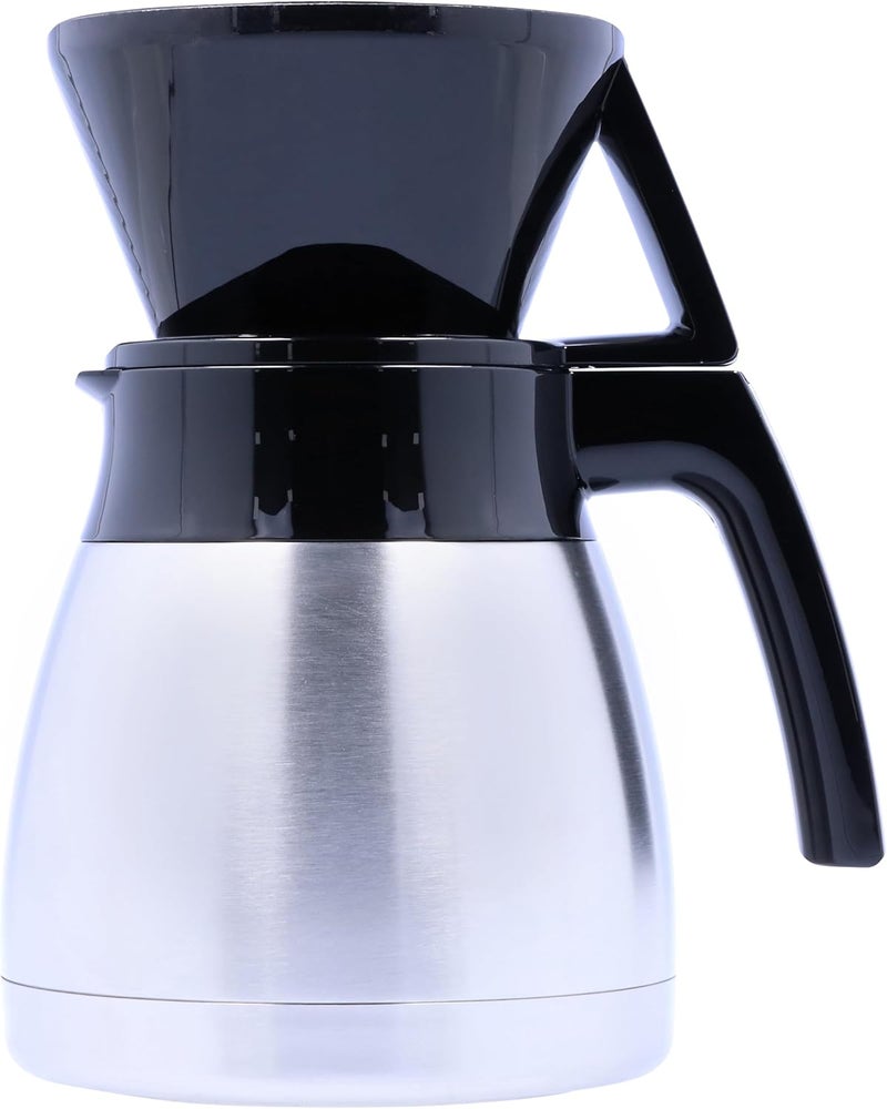 Melitta Melitta PourOver Coffee Brewer  Stainless Steel Carafe Set with Coffee Filters 42 Ounce Set - Image 1