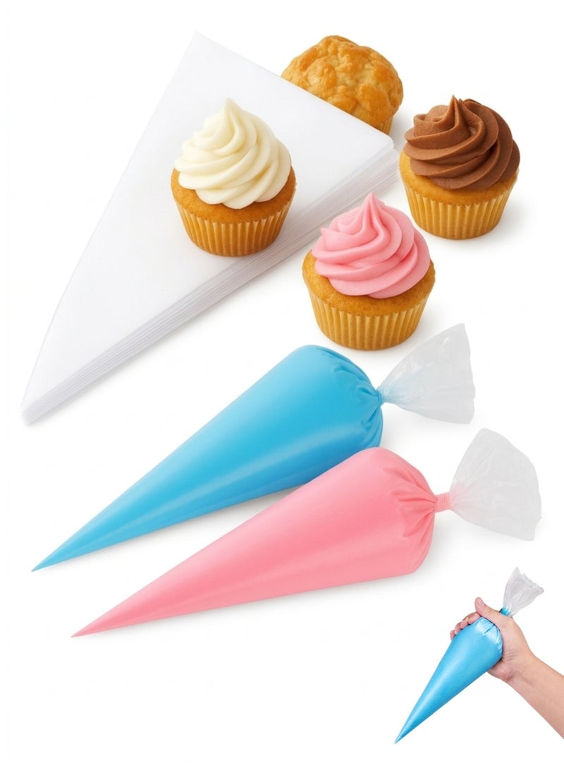Pastry Decorating Bags Disposable 30 Cm Non-Slip Clear 100 Pcs - Image 1