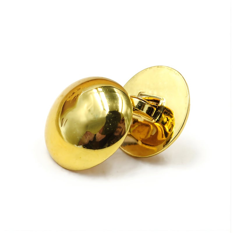 Heavy Duty Gold Metal Buttons 15mm 24L Scratch Resistant Anti Tarnish Washable For Daily Garments - Image 1