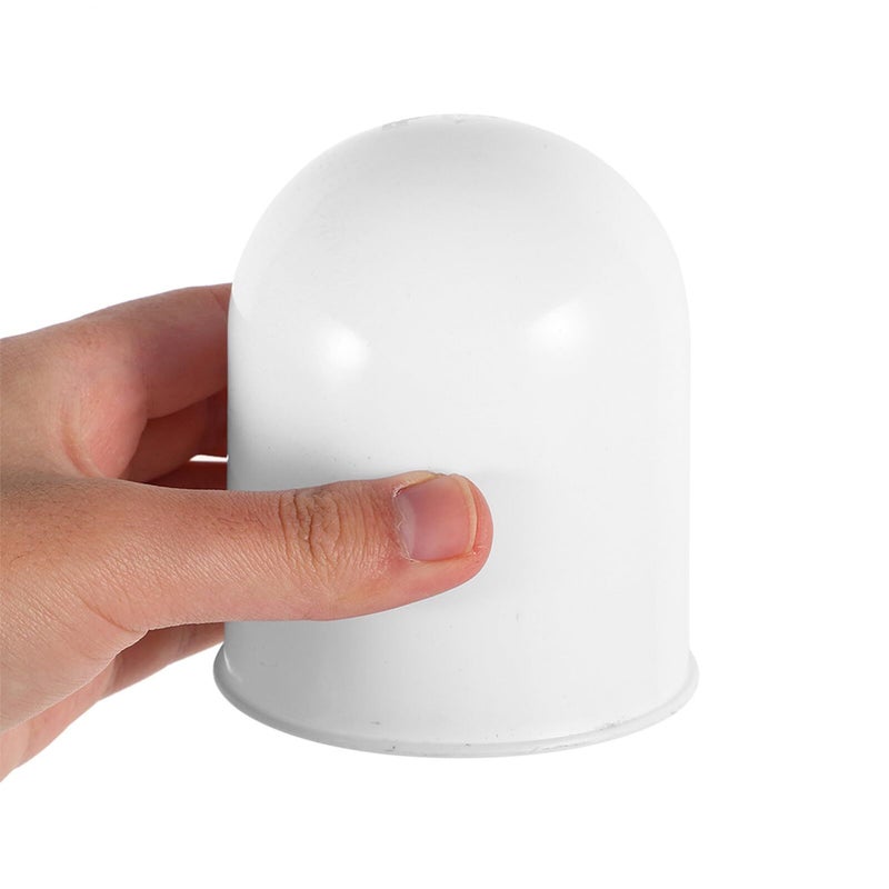 حامل فرشاة المرحاض البلاستيكي كوب مدمج للحمام ممسحة 2 قطعة تنظيف - Image 4