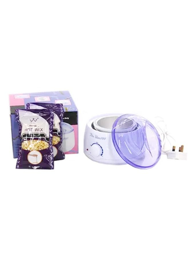 Prowax 100 Wax Machine White With Two Bags Of Wax Yellow - Image 1