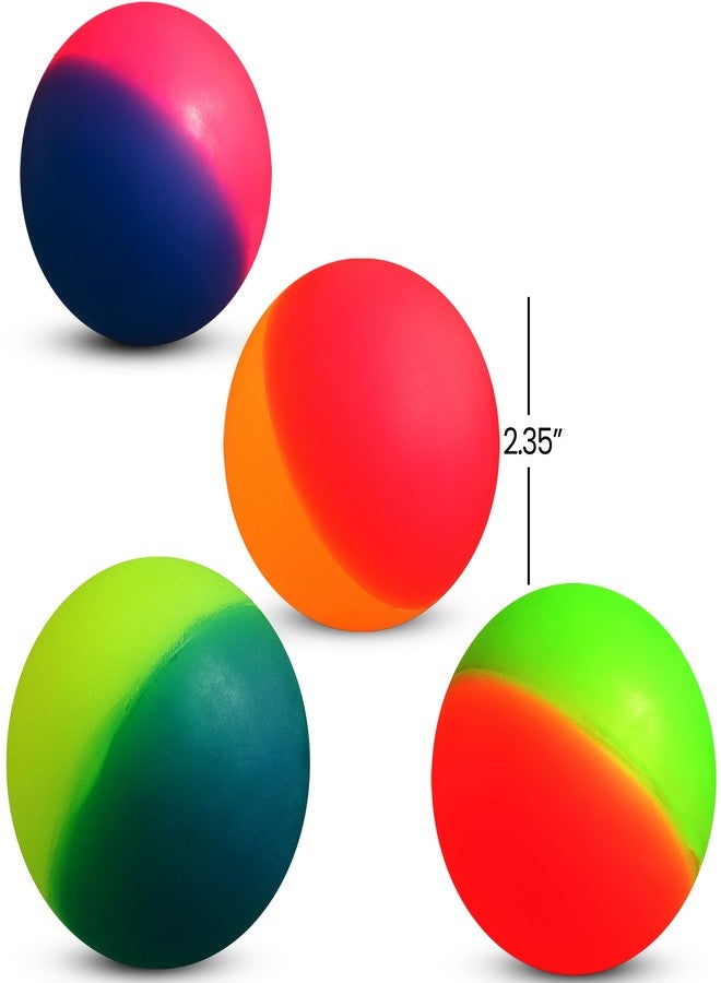 Bedwina Jumbo Super Bouncy Balls - (Pack of 6) 2.35 Inch Balls for Kids in Bright Assorted Multi Colors for Birthday Party Favors and Carnival Prizes in Bulk - Image 2