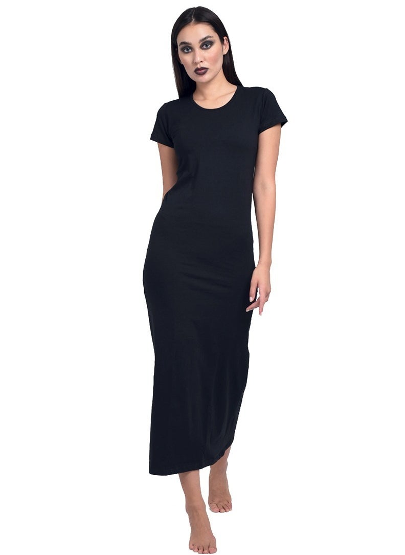 COMODO - COMODO  Half sleeve Long Dress - Image 1