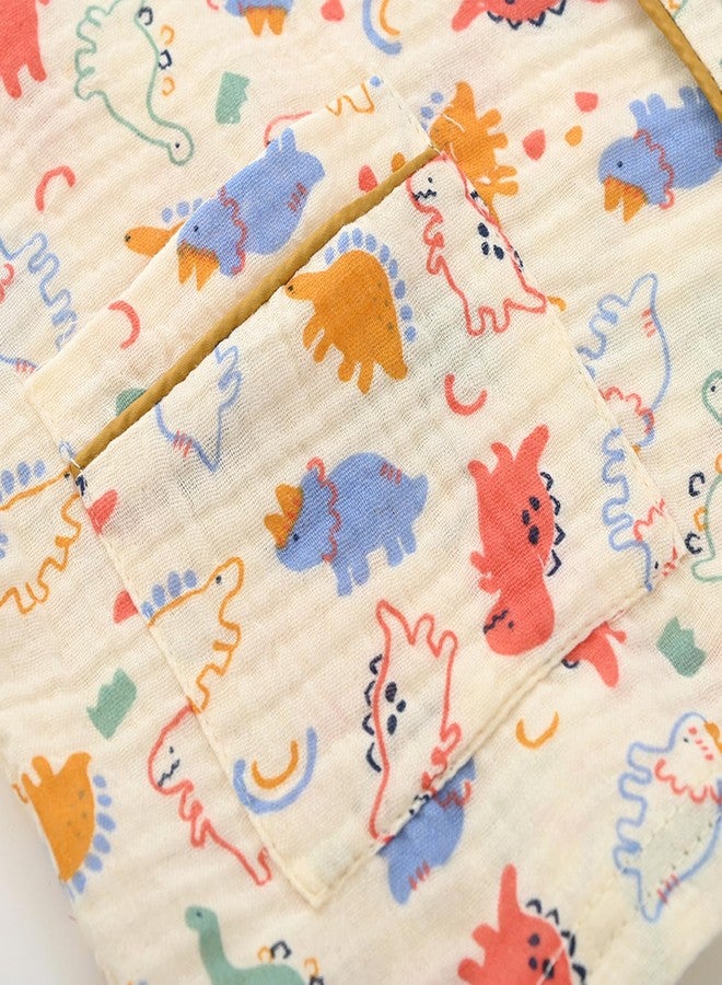 BINIDUCKLING Short Sleeve Pajamas for Boys Summer Pjs 5T Dinosaurs - Image 4