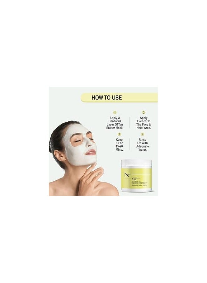 N+ Professional VITAMIN C FACE MASK WITH NATURAL VITAMIN A  RADIANT GLOWING SKIN - Image 3