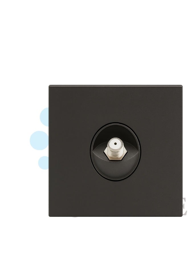 TVON 7 x 7 Piano Black Single Outlet Shower - Image 1