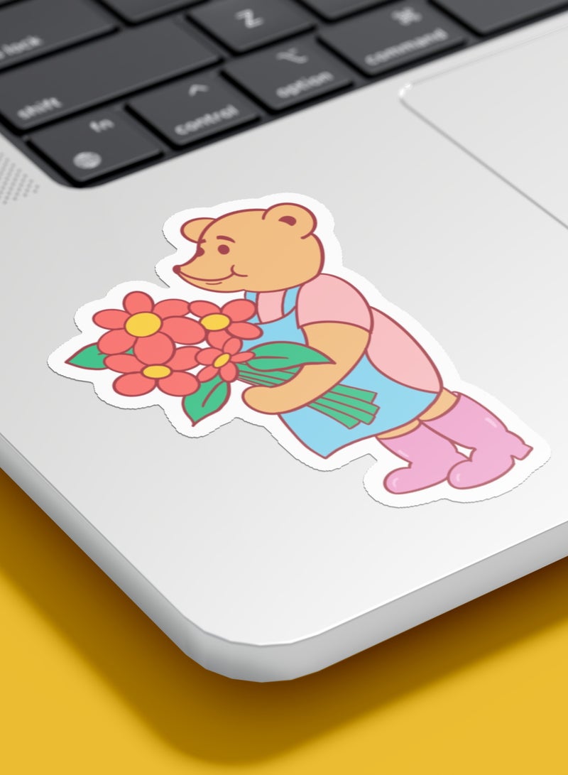 Boomah Accessories 1-Piece Creative cute friendship Waterproof Vinyl Stickers, for Laptop , Mobile , Mug , Skateboard , Guitar for kids, adult , girls, nursery 8x6cm - Image 1